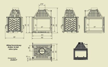 N zuzia 16 kw okno tylne wymiary
