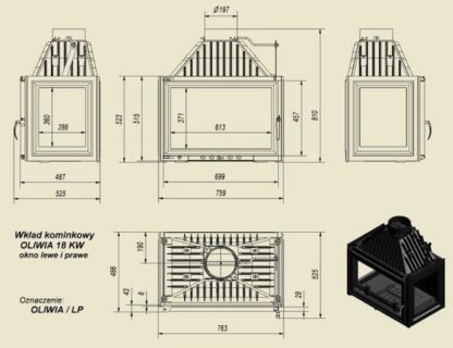 N oliwia zeliwo 18 kw lewa prawa wymiary