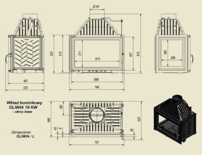 N oliwia zeliwo 18 kw lewa wymiary