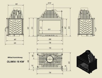 N oliwia zeliwna 18 kw wymiary