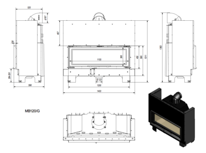 N mb120 g wymiary