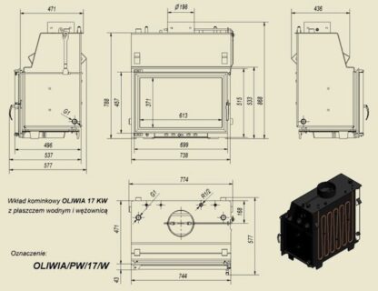 N oliwia wodna 17 kw wezownica wymiary
