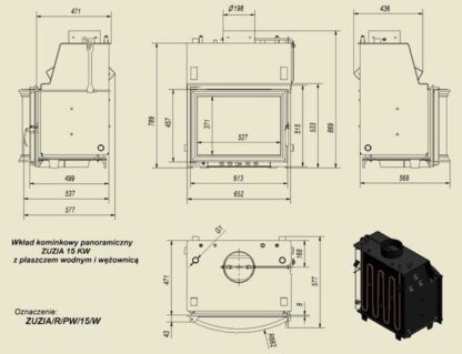 N zuzia wodna panoramiczna 15 kw wezownica wymiary