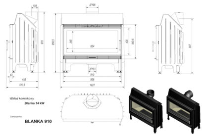 N blanka 910 wymiary