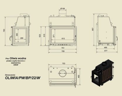 N oliwia 22 pw prawa wezownica wymiary