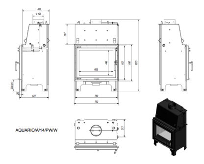 N wymiary aquario pw a14