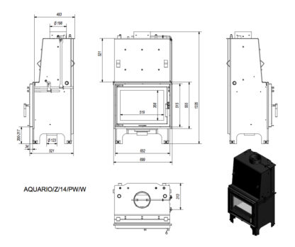 N wymiary aquario pw z14