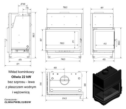 N wymiary oliwia pw 22kw bs lewy wezow