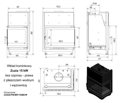 N wymiary zuzia pw 15kw bs prawy wezow