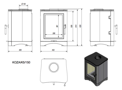 N koza k5 150 wymiary